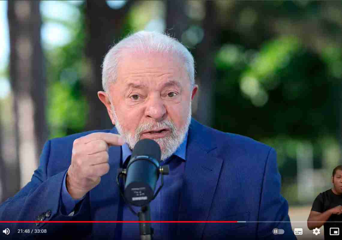 Baixa audiência marca segunda transmissão ao vivo do programa "Conversa com o Presidente" de Lula