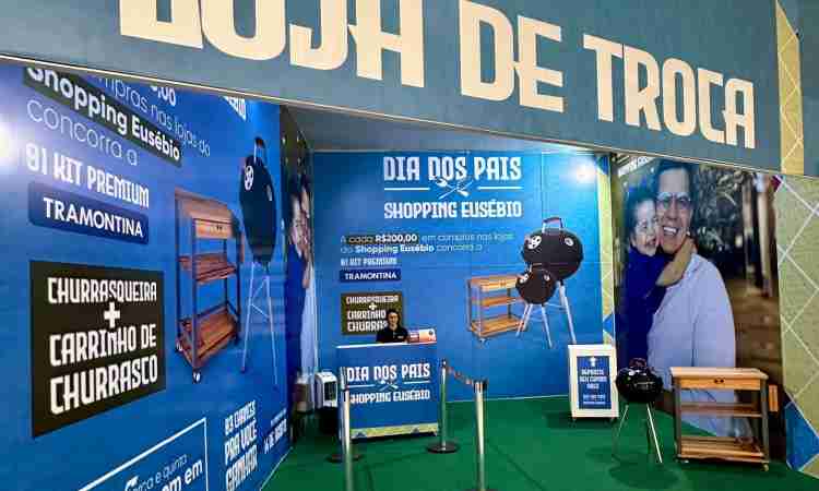 Shopping Eusébio realiza campanha do Mês dos Pais com sorteio de kits de churrasco Tramontina