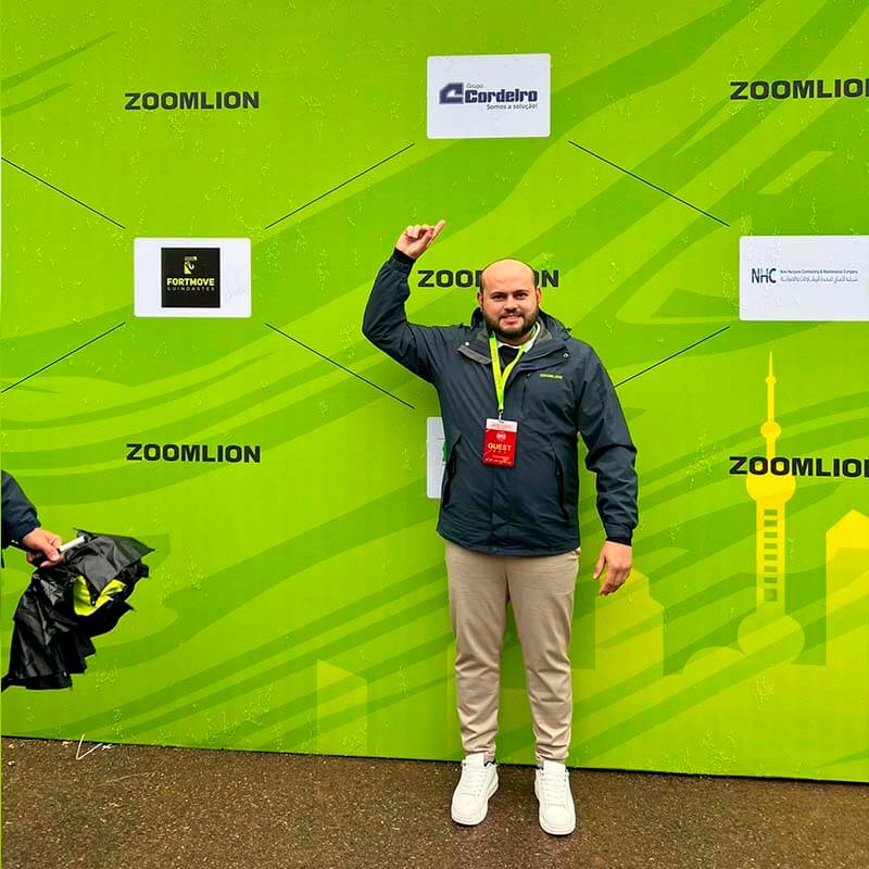 Aldyfredo Mendes na Feira Anual da Zoomlion (Shangsha, China, 2024)