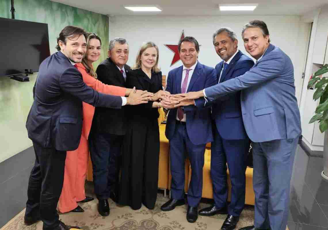 Evandro Leitão Junto a Líderes Nacionais do PT: Fortaleza em Foco