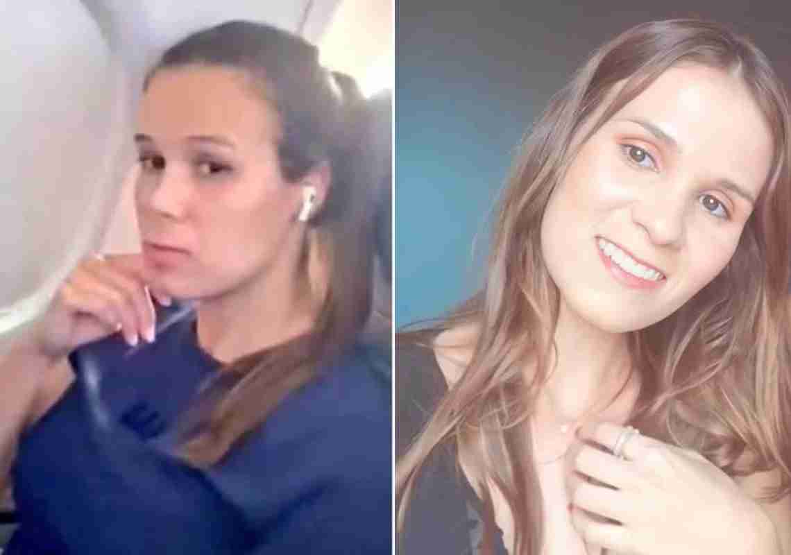 Mulher se recusa trocar de assento com criança em avião e situação viraliza após filmagem de mãe VEJA VÍDEO