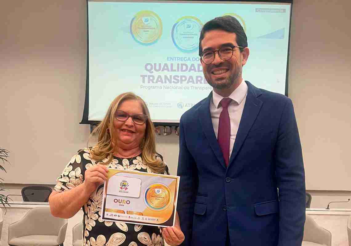 Câmara Municipal de Boa Viagem recebe certificação Qualidade em Transparência - Selo Ouro do TCE.