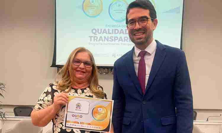 Câmara Municipal de Boa Viagem recebe certificação Qualidade em Transparência - Selo Ouro do TCE.