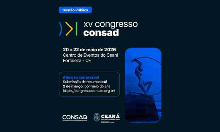 Congresso do Consad 2026 prorroga prazos para a submissão de trabalhos