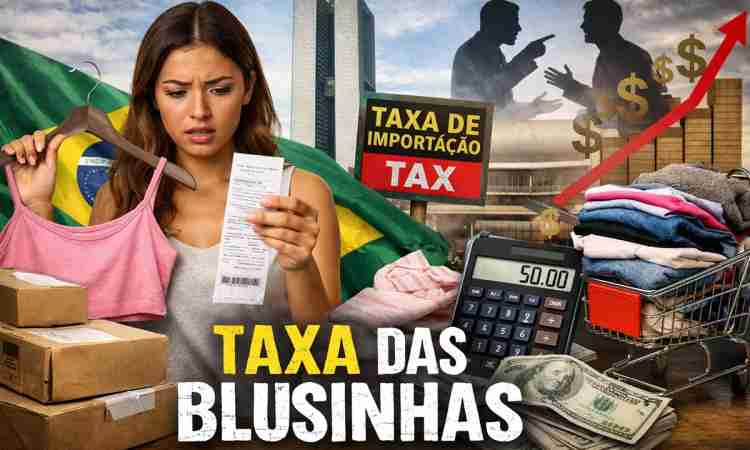 Governo recua e estuda derrubar a polêmica “Taxa da Blusinha” após pressão popular