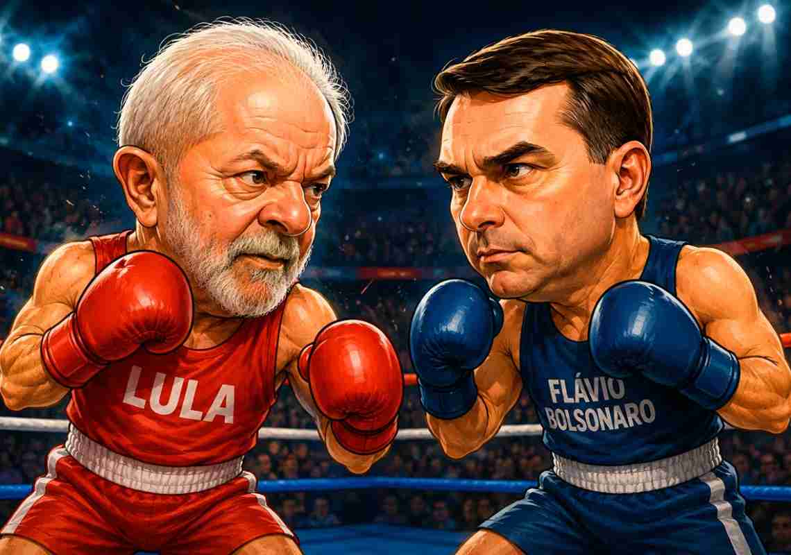 Lula abre oito pontos sobre Flávio Bolsonaro em nova pesquisa para a Presidência