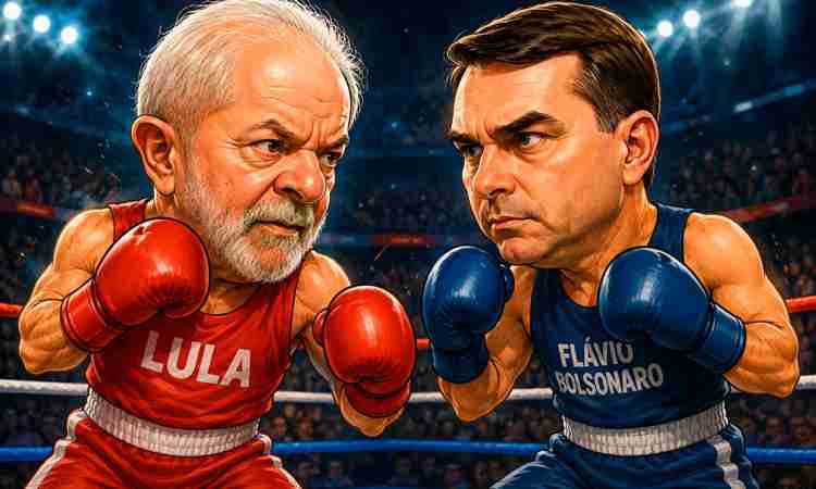 Lula abre oito pontos sobre Flávio Bolsonaro em nova pesquisa para a Presidência