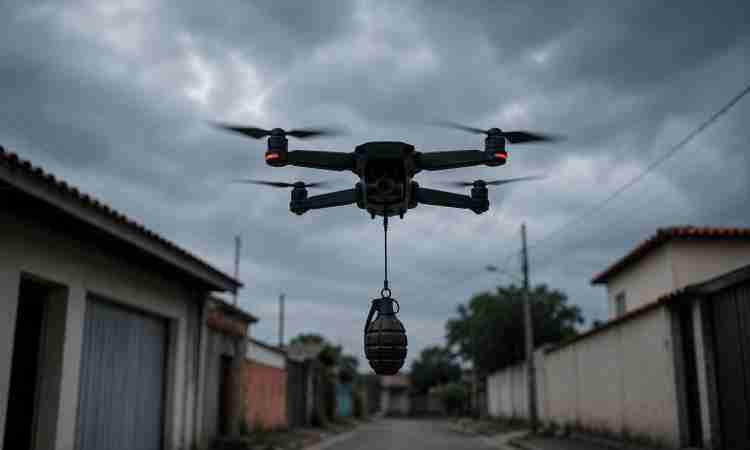 Ataque com granada lançada por drone volta a assustar Fortaleza; segundo caso é registrado em quatro dias