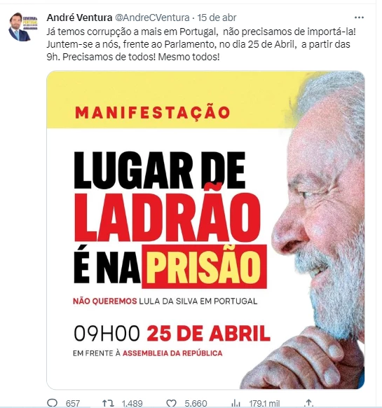 André Ventura e Lula